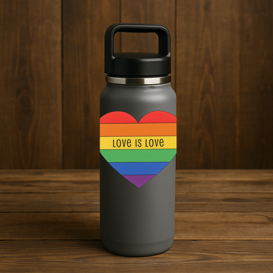 LOVE IS LOVE LGBT STICKER