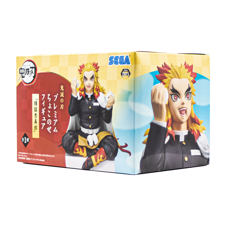 New Sega Demon Slayer: Kimetsu no Yaiba Kyojuro Rengoku Premium Perching Action Figure Anime toy