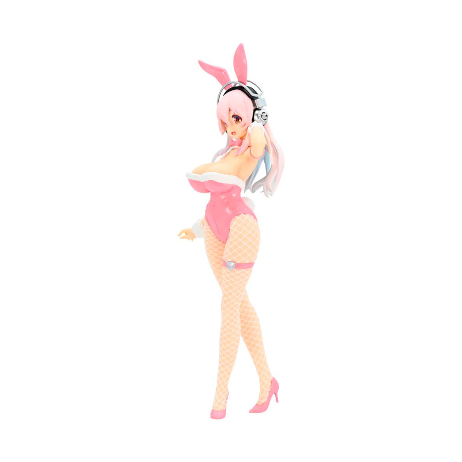 Super Sonico Nitroplus BiCute Bunnies Pink Rabbit Version Collectible Figure 11.81" in