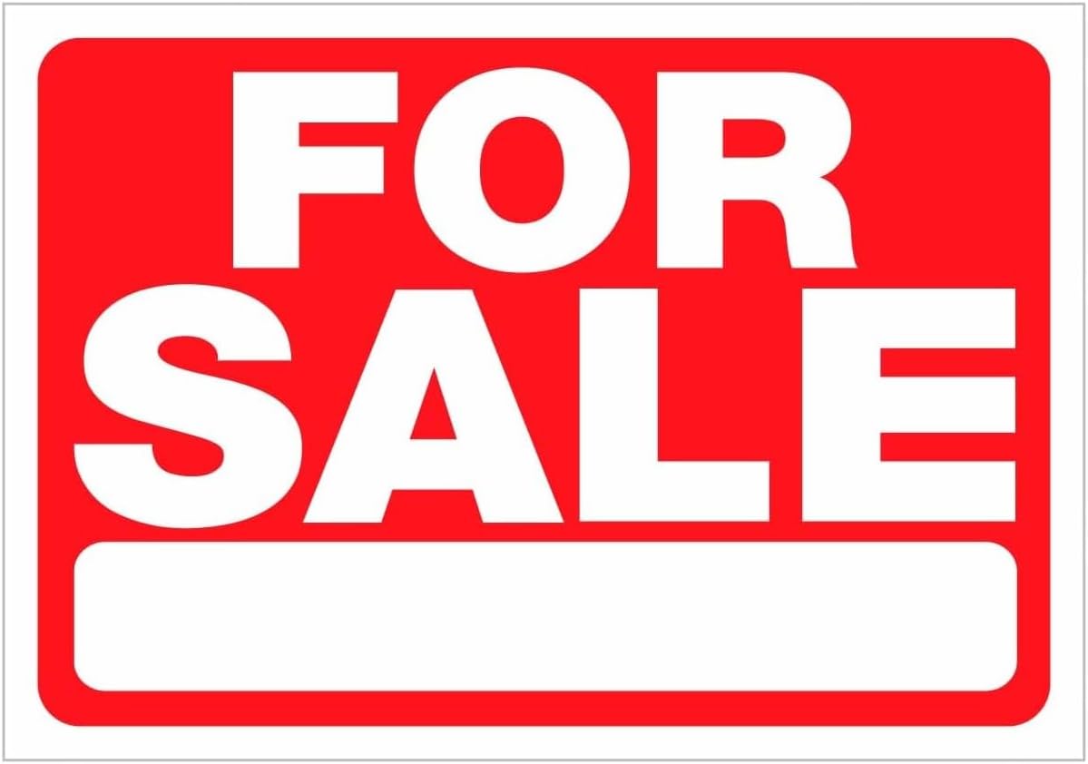 For Sale For Rent Sign House Car Business 2-Pack