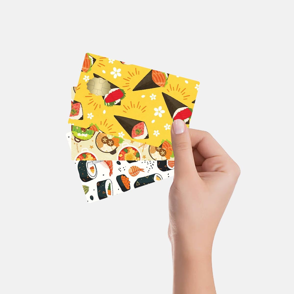 JAPANISE FOOD Credit Debit Card Adhesive Vinyl Skin Small Window