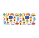 Cute Animal Wall Decals Stickers Baby Nursery Boys Bedroom Playroom Wall Decor Gifts for Kids