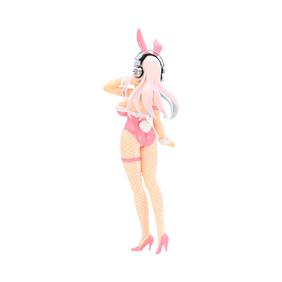 Super Sonico Nitroplus BiCute Bunnies Pink Rabbit Version Collectible Figure 11.81" in