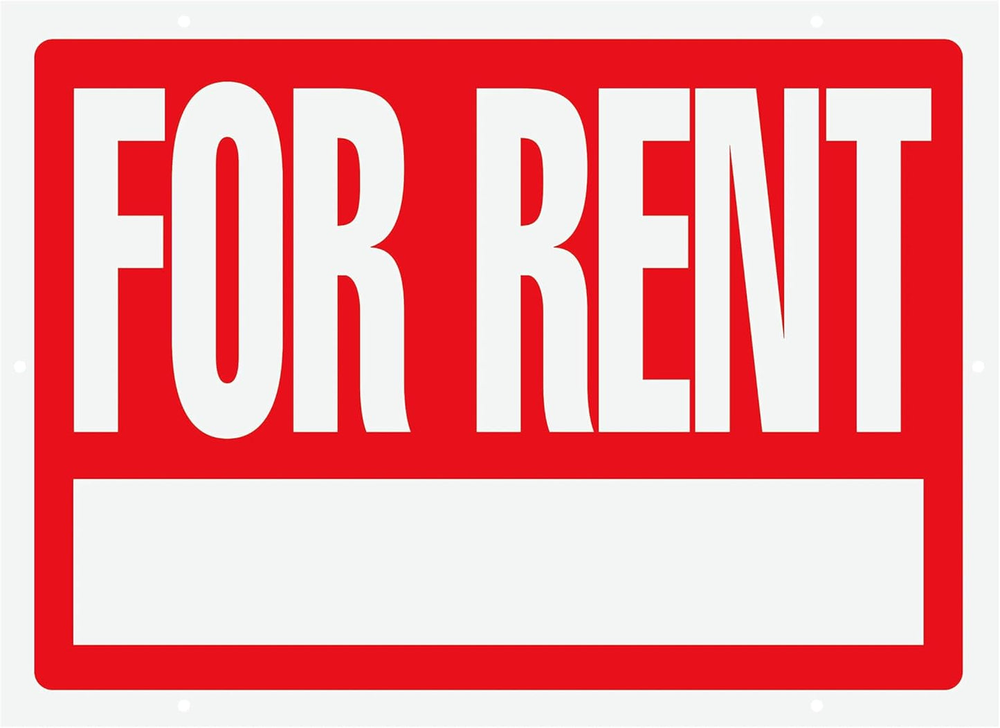 FOR RENT SIGN STICKER 2-Pack