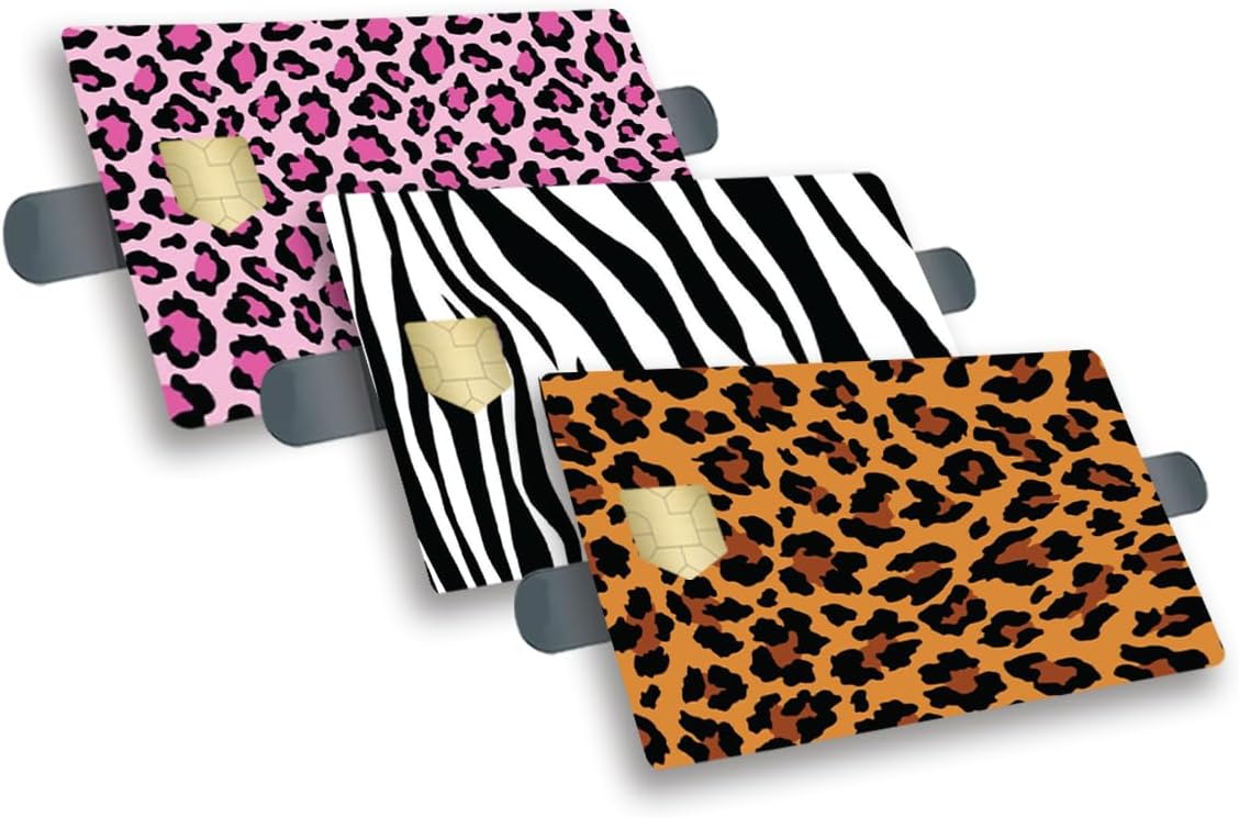 ANIMAL PRINT Credit Debit Card Adhesive Vinyl Skin Small Window