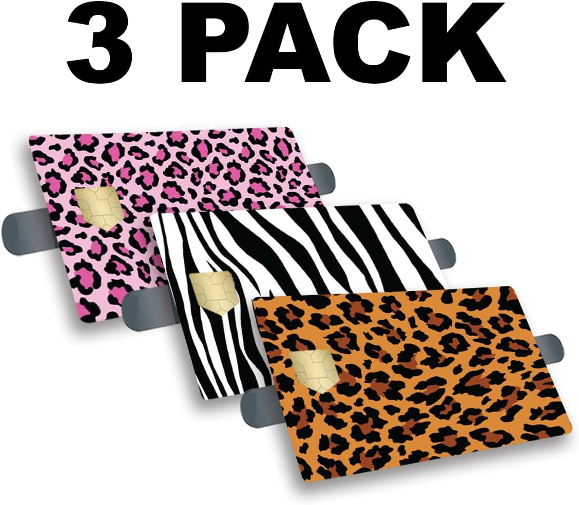 ANIMAL PRINT Credit Debit Card Adhesive Vinyl Skin Small Window