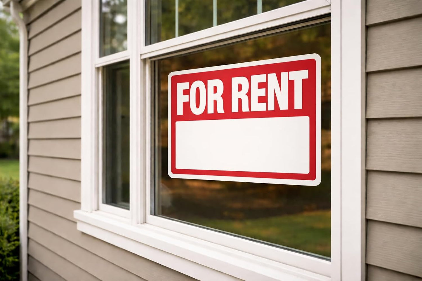 FOR RENT SIGN STICKER 2-Pack