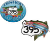 395 FISHING STICKER