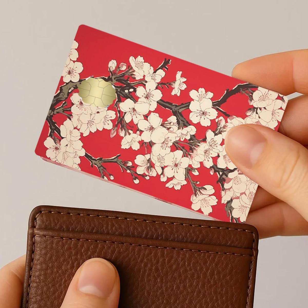 JAPANISE Credit Debit Card Adhesive Vinyl Skin Small Window
