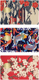JAPANISE Credit Debit Card Adhesive Vinyl Skin Small Window