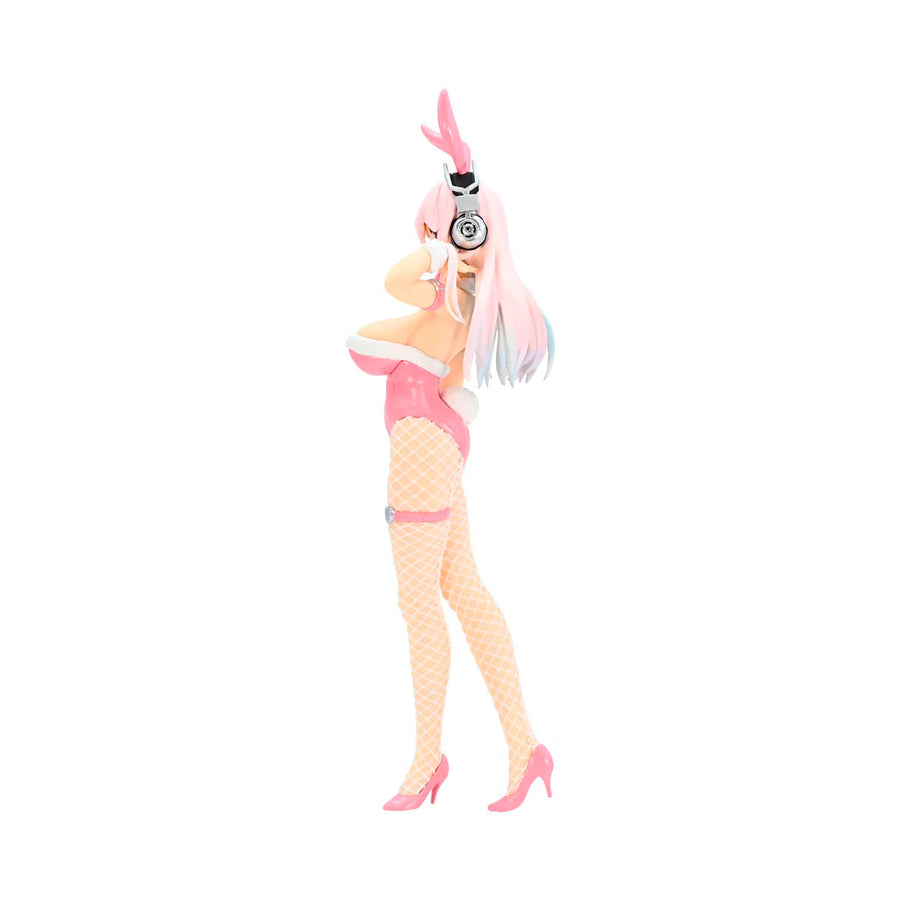 Super Sonico Nitroplus BiCute Bunnies Pink Rabbit Version Collectible Figure 11.81" in