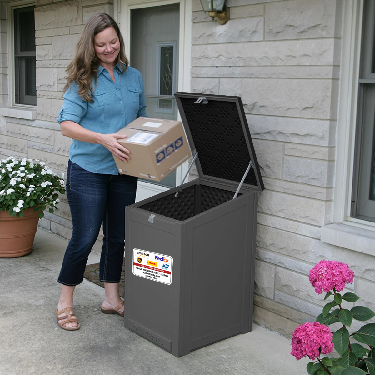 Please Leave Packages in the box Delivery