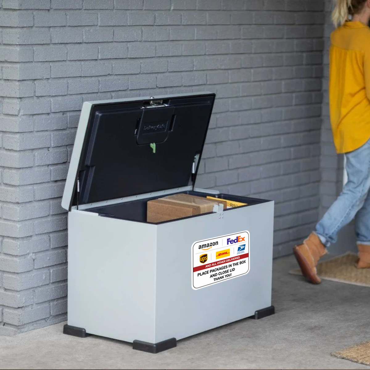 Please Leave Packages in the box Delivery