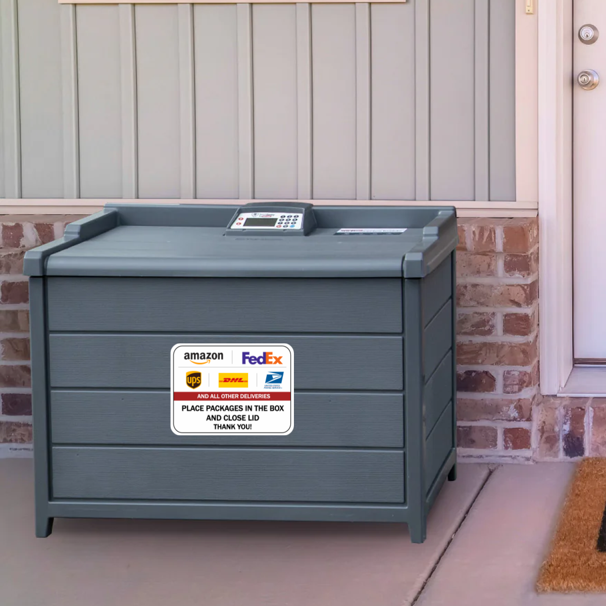 Please Leave Packages in the box Delivery