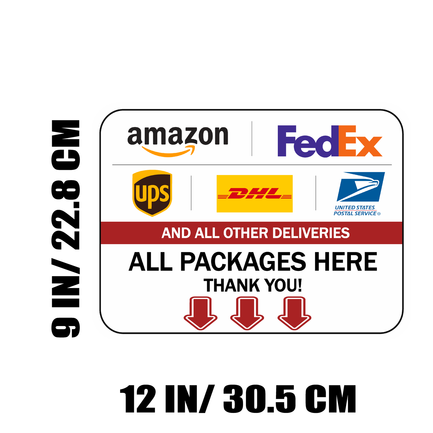 Please Leave Packages Here Delivery