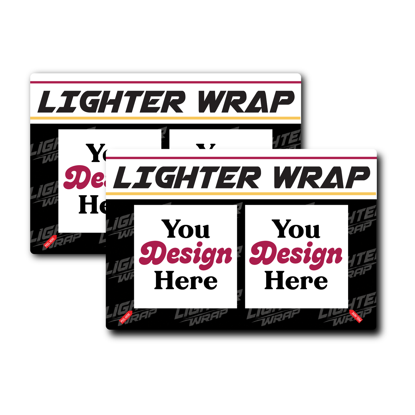 Custom Photo Lighter Wrap Skins Personalized Sticker Covers for Standard Lighters
