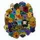 50 Pieces Wine Bottle Labels, Creepy Halloween Stickers for Wine Beer