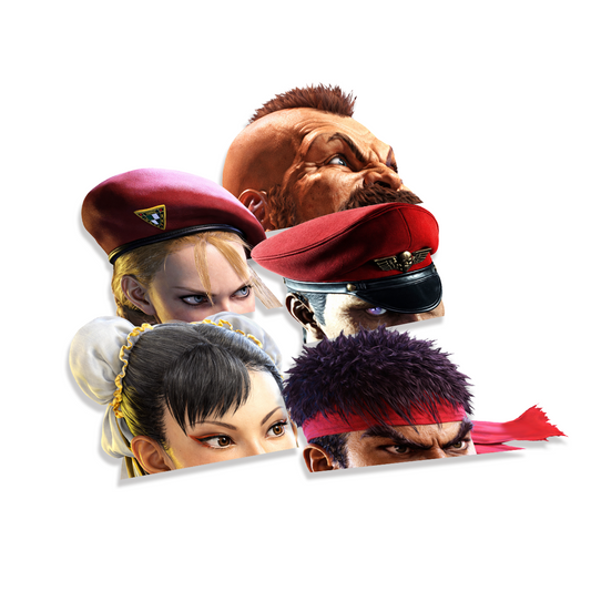 Street Fighter 6 Peeker Style Vinyl Sticker - Officially Licensed