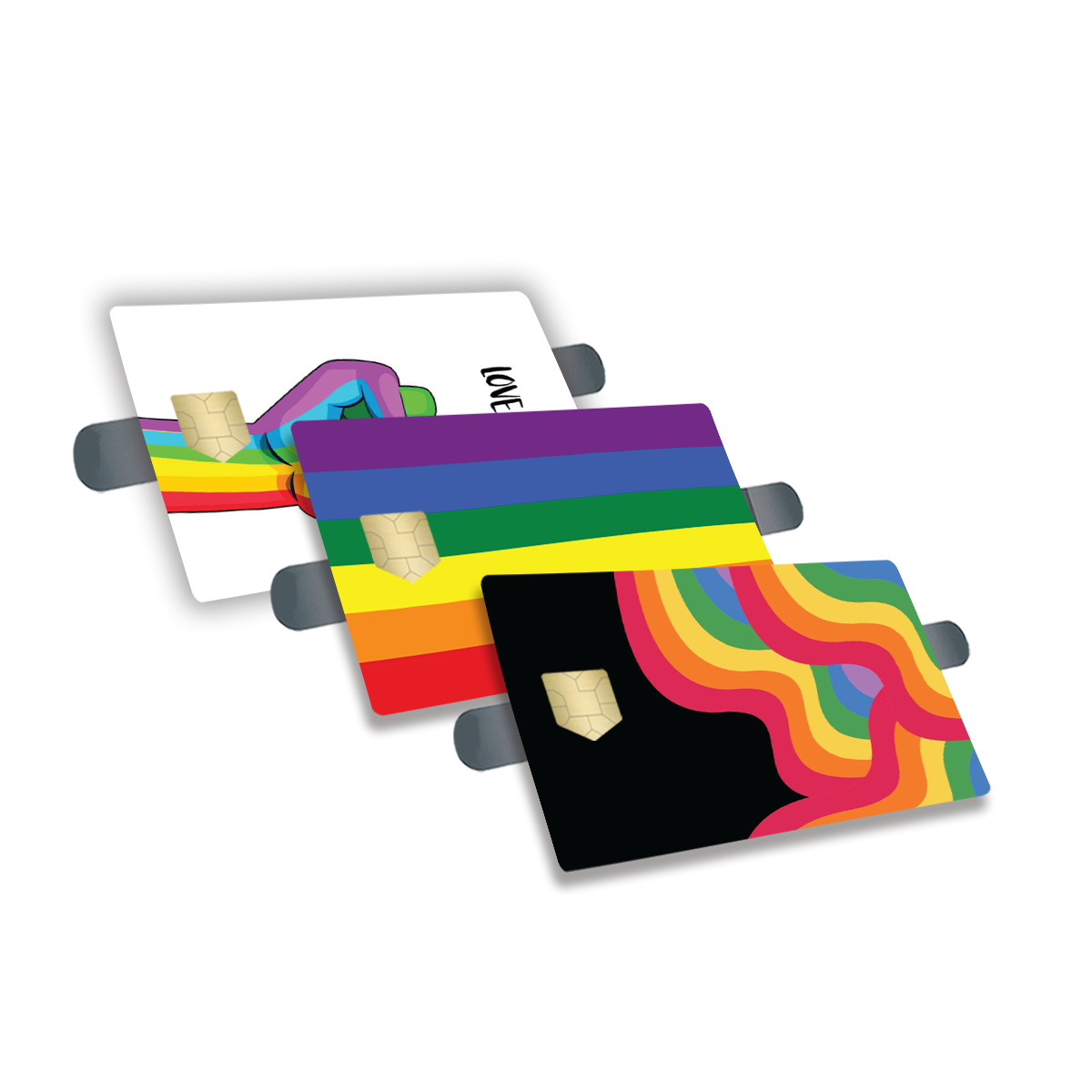 PRIDE Credit Debit Card Adhesive Vinyl Skin Small Window