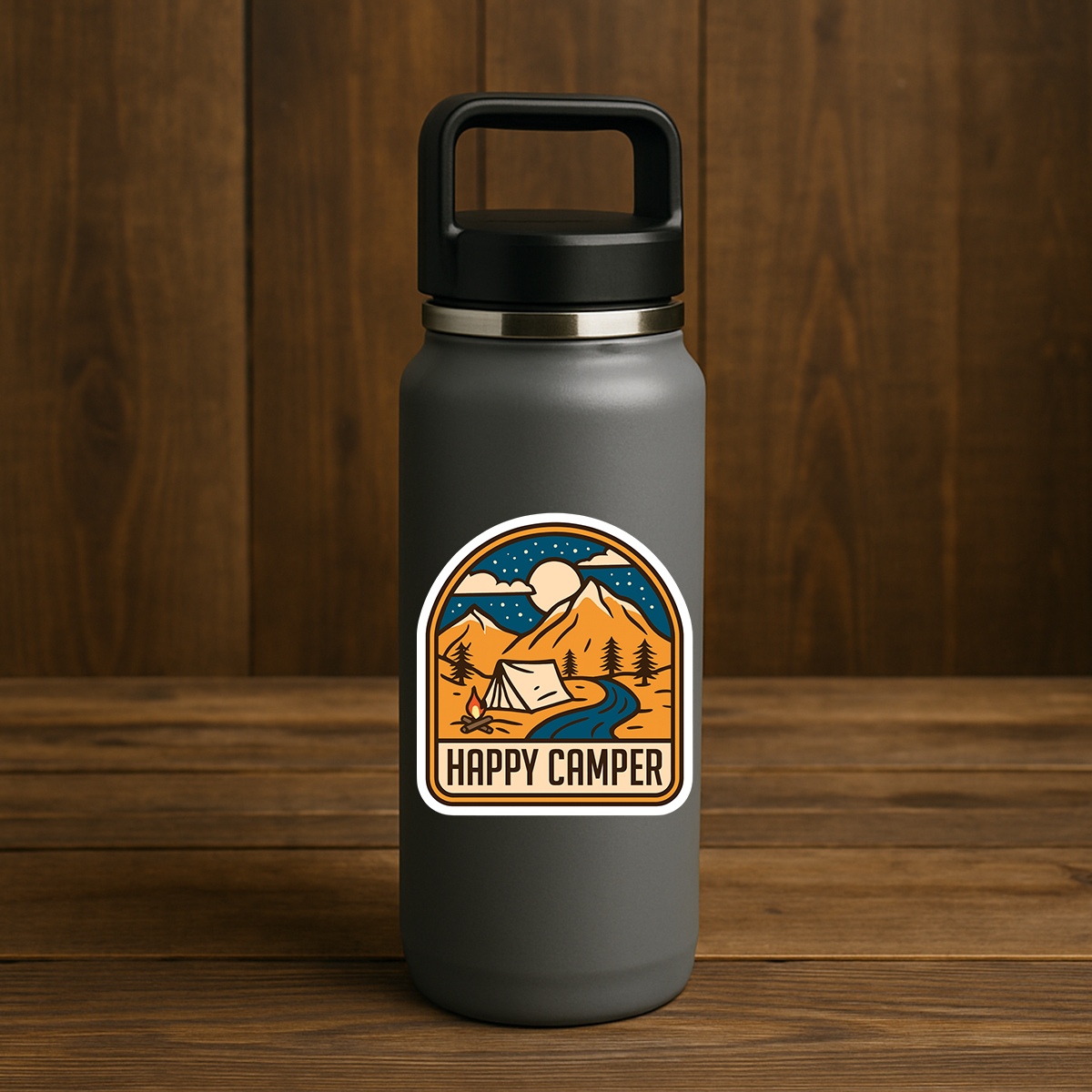 HAPPY CAMPER sticker