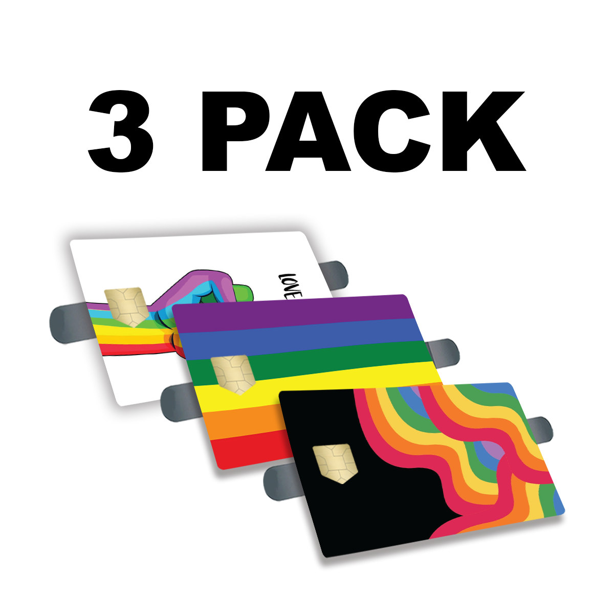 PRIDE Credit Debit Card Adhesive Vinyl Skin Small Window