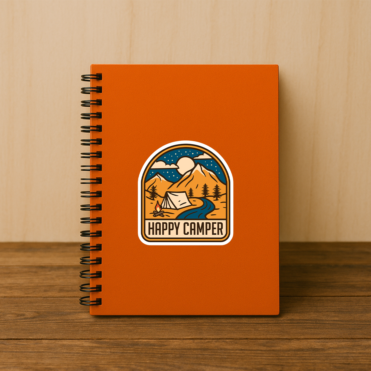 HAPPY CAMPER sticker
