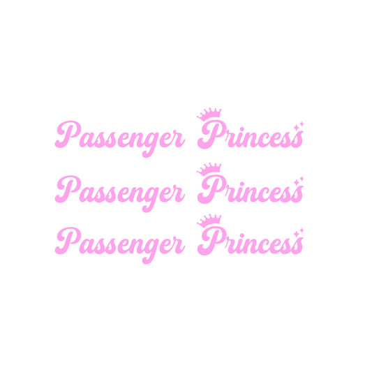 PASSANGER PRINCESS PINK STICKER