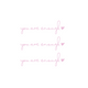 YOU ARE ENOUGH PINK STICKER