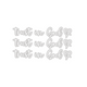 TRUST IN GOD WHITE STICKER