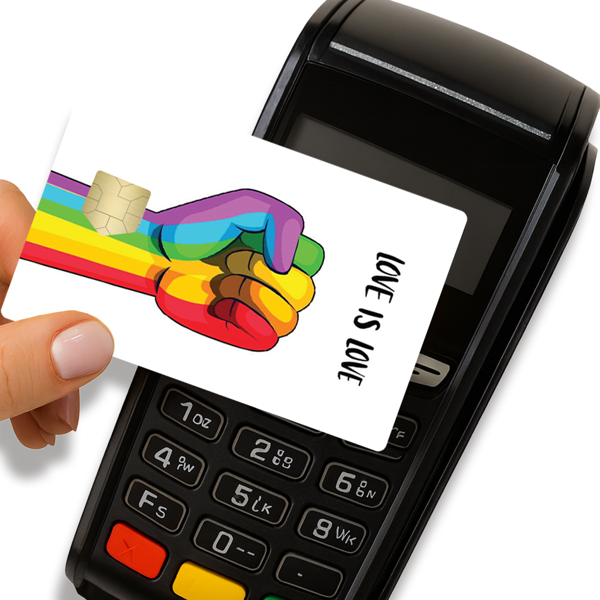 PRIDE Credit Debit Card Adhesive Vinyl Skin Small Window