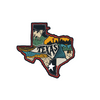 TEXAS map sticker