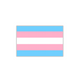 LGBT TRANS FLAG STICKER