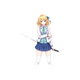 ANIME GIRL WHIT KATANA  STICKER