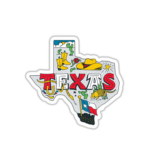 TEXAS sticker