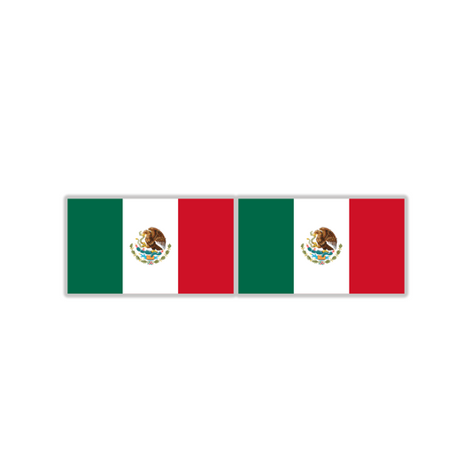 MEXICO FLAG 2 PACK sticker
