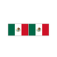 MEXICO FLAG 2 PACK sticker