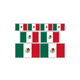 MEXICO FLAG 8 PACK sticker