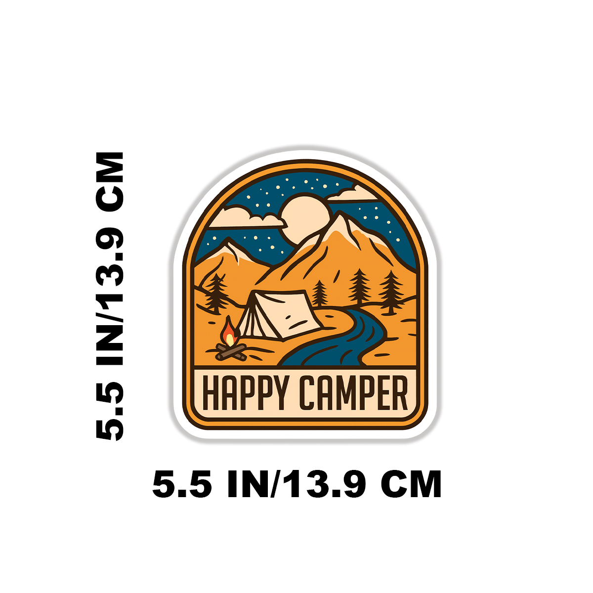 HAPPY CAMPER sticker