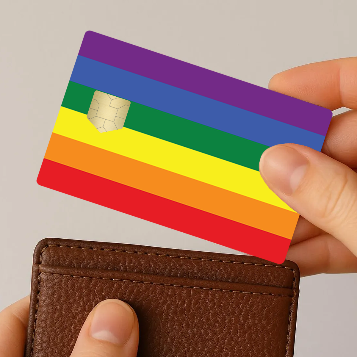 PRIDE Credit Debit Card Adhesive Vinyl Skin Small Window