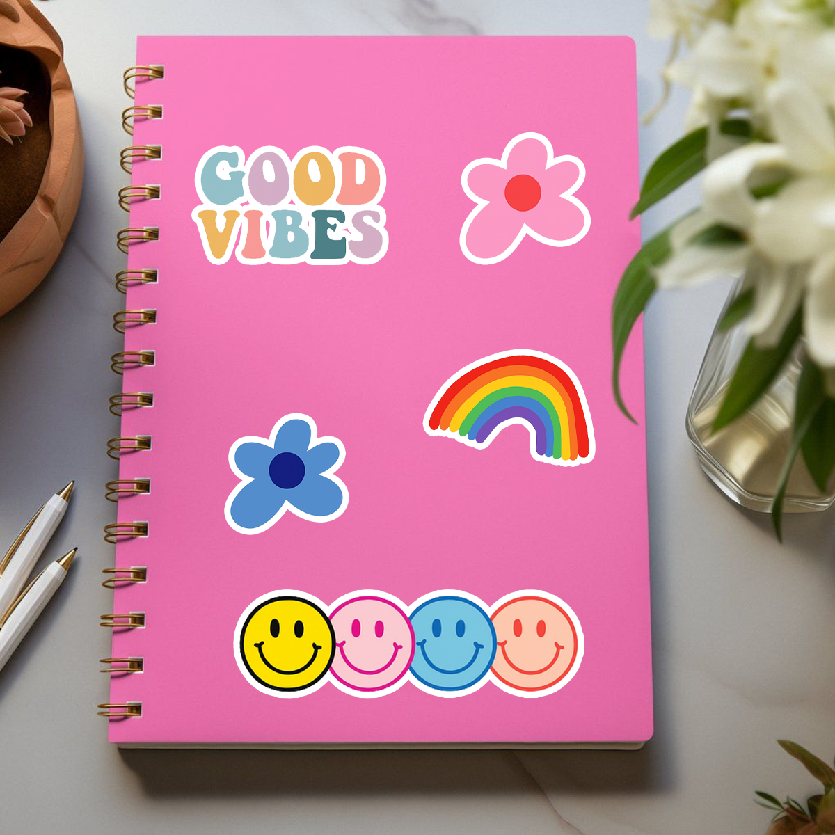 good vibes 6 pack sticker