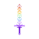 SWORD DND DICE STICKER