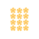 yellow flowers 12 pack sticker