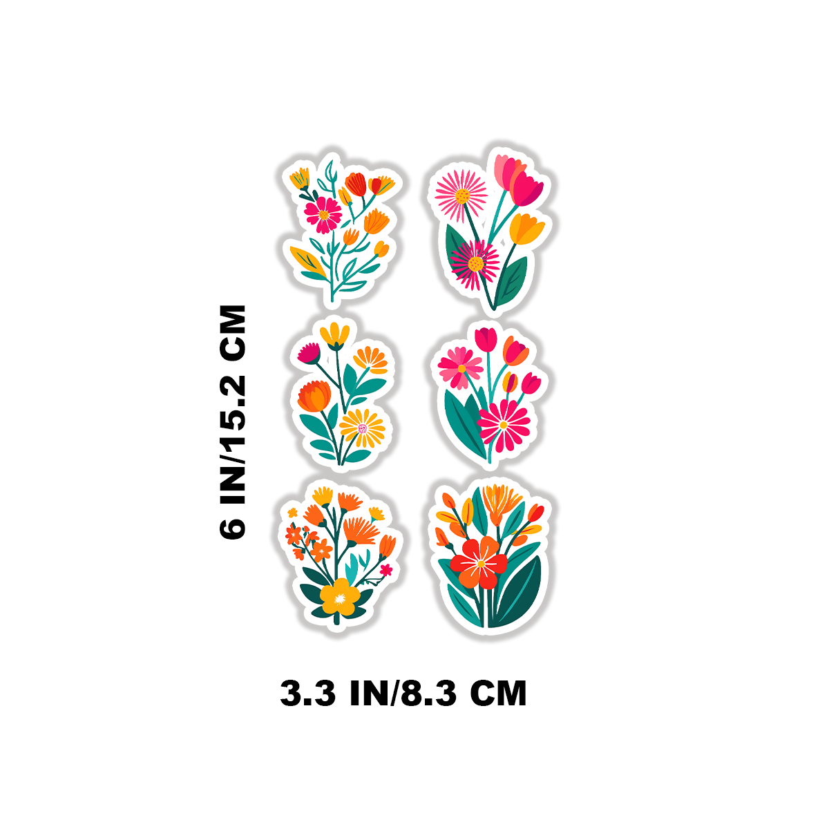 cute flowers sticker