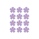 purple flowers 12 pack sticker