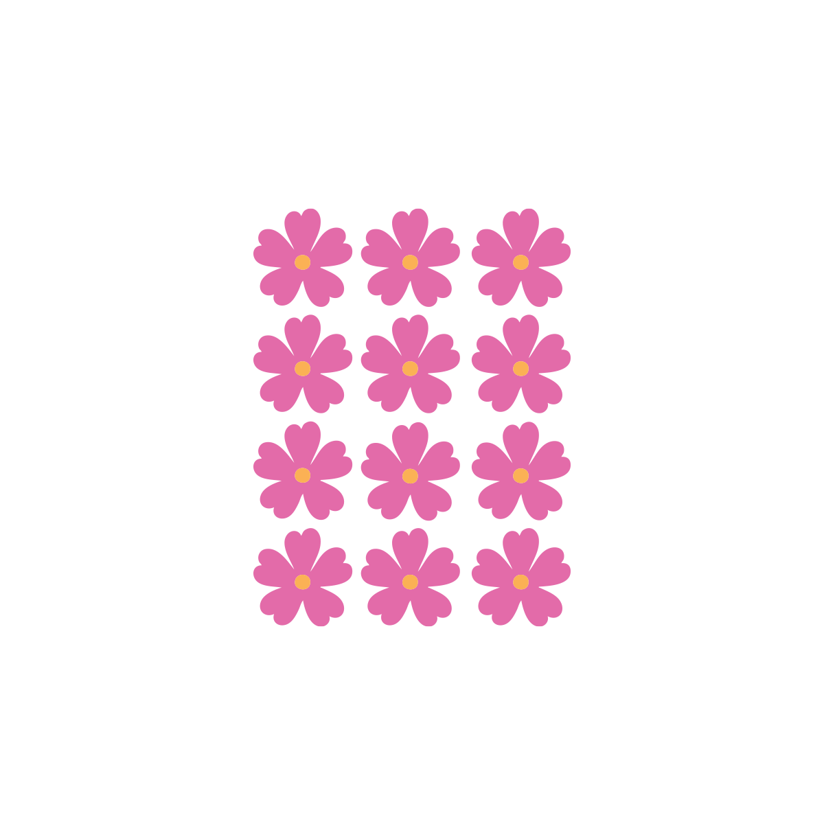 flowers 12 pack sticker