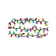 Christmas lights STICKER