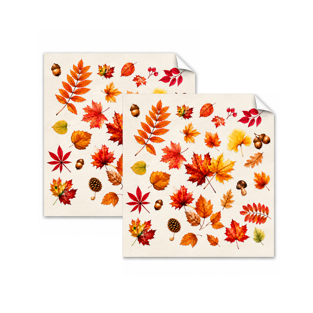 Thanksgiving Wall Decal Decorations Maple Leaves Wall Decals for Fall Birthday Party Autumn Leaves Window Semi Transparent Stickers Home Window Decorations