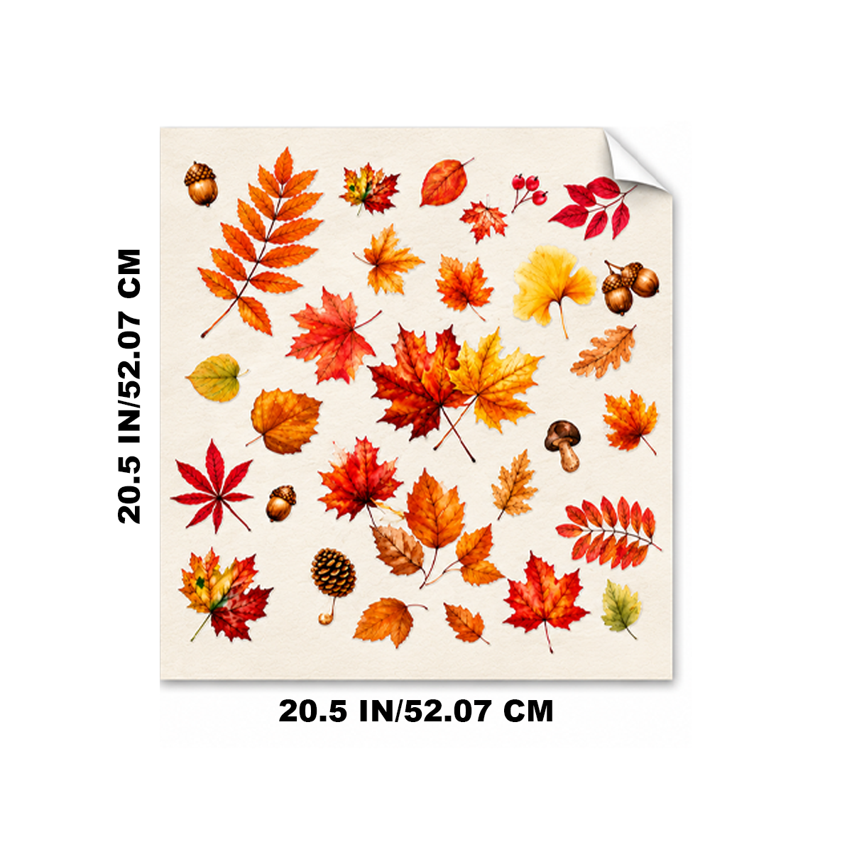 Thanksgiving Wall Decal Decorations Maple Leaves Wall Decals for Fall Birthday Party Autumn Leaves Window Semi Transparent Stickers Home Window Decorations