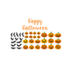 Halloween Window Clings Pumpkin Ghost Bat Wall Decals for Bedroom Classroom Party Decor