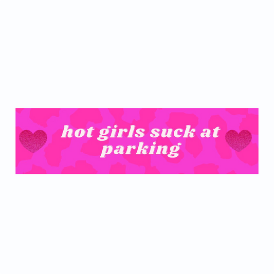 Funny Driving Bumper Colorful Weather and Water Resistant Vinyl Sticker 10" in Width